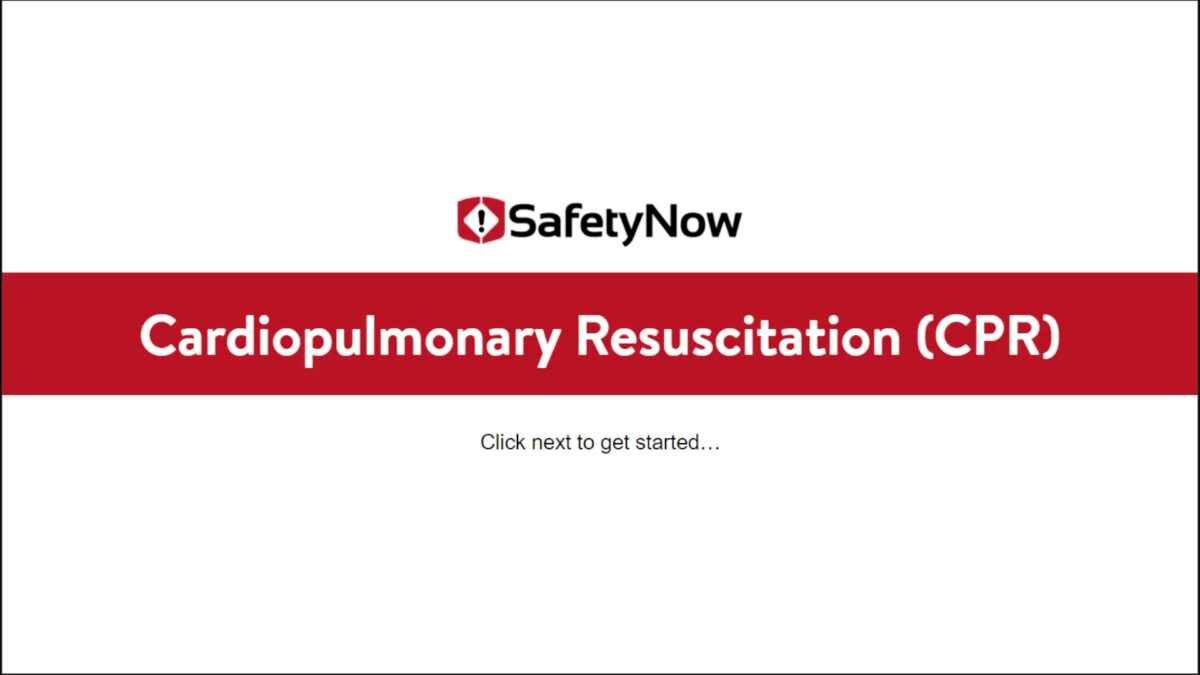 CPR - Cardiopulmonary Resuscitation - SafetyNow