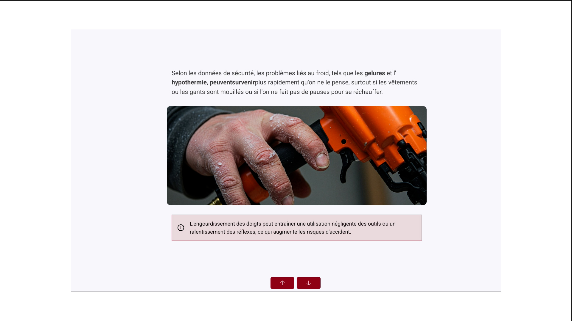 Cold Stress Awareness for Roofers - Refresher - French - Image 4