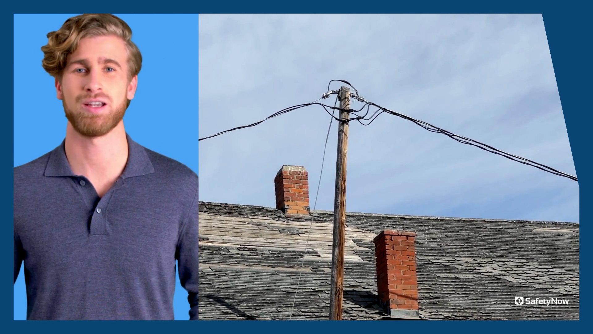 Electrical Safety for Roofing – Live Wires & Power Line Contact - Refresher - Spanish - Image 3