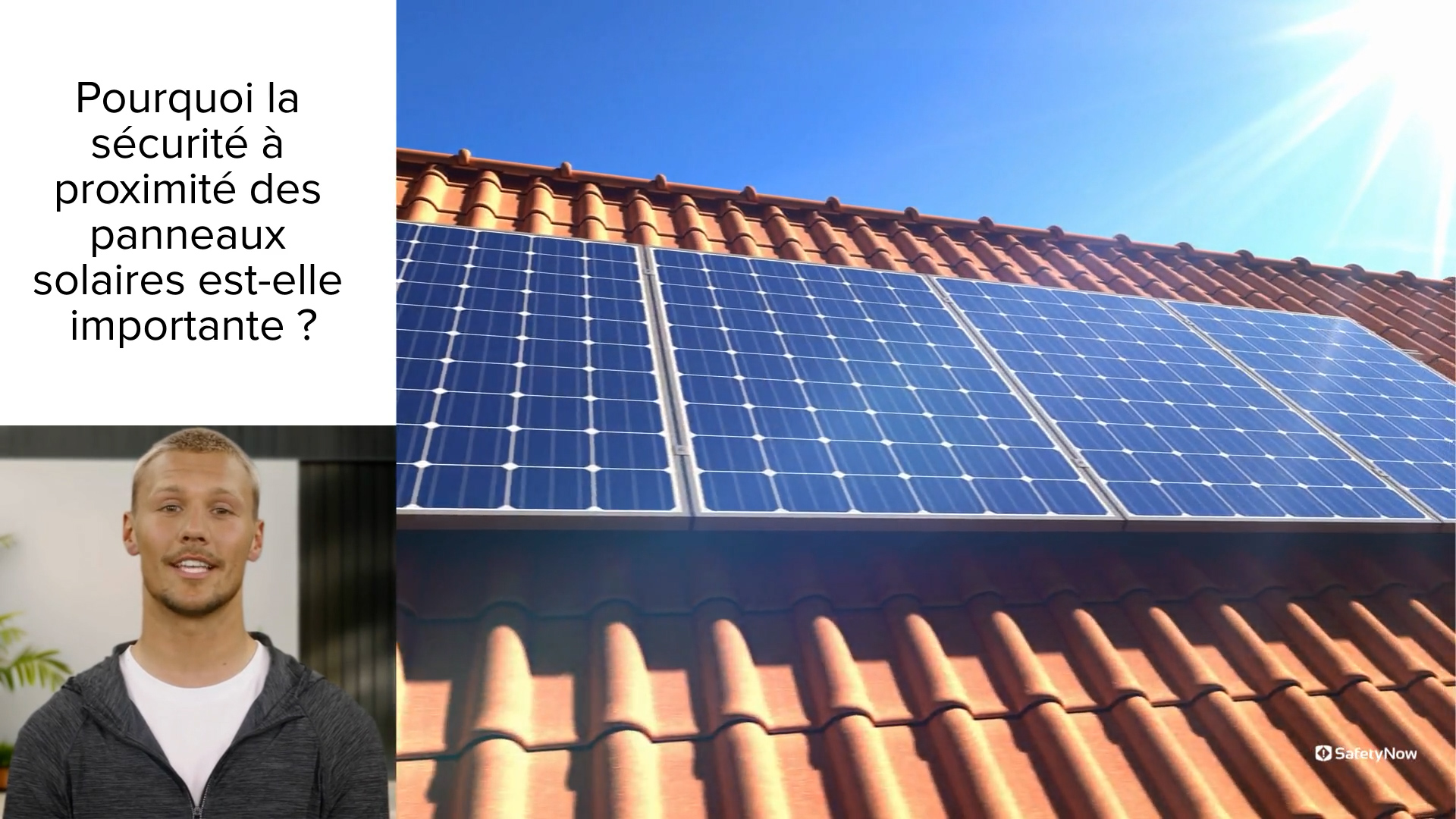 Electrical Safety for Roofing – Working Near Solar Panels - Refresher - French - Image 2