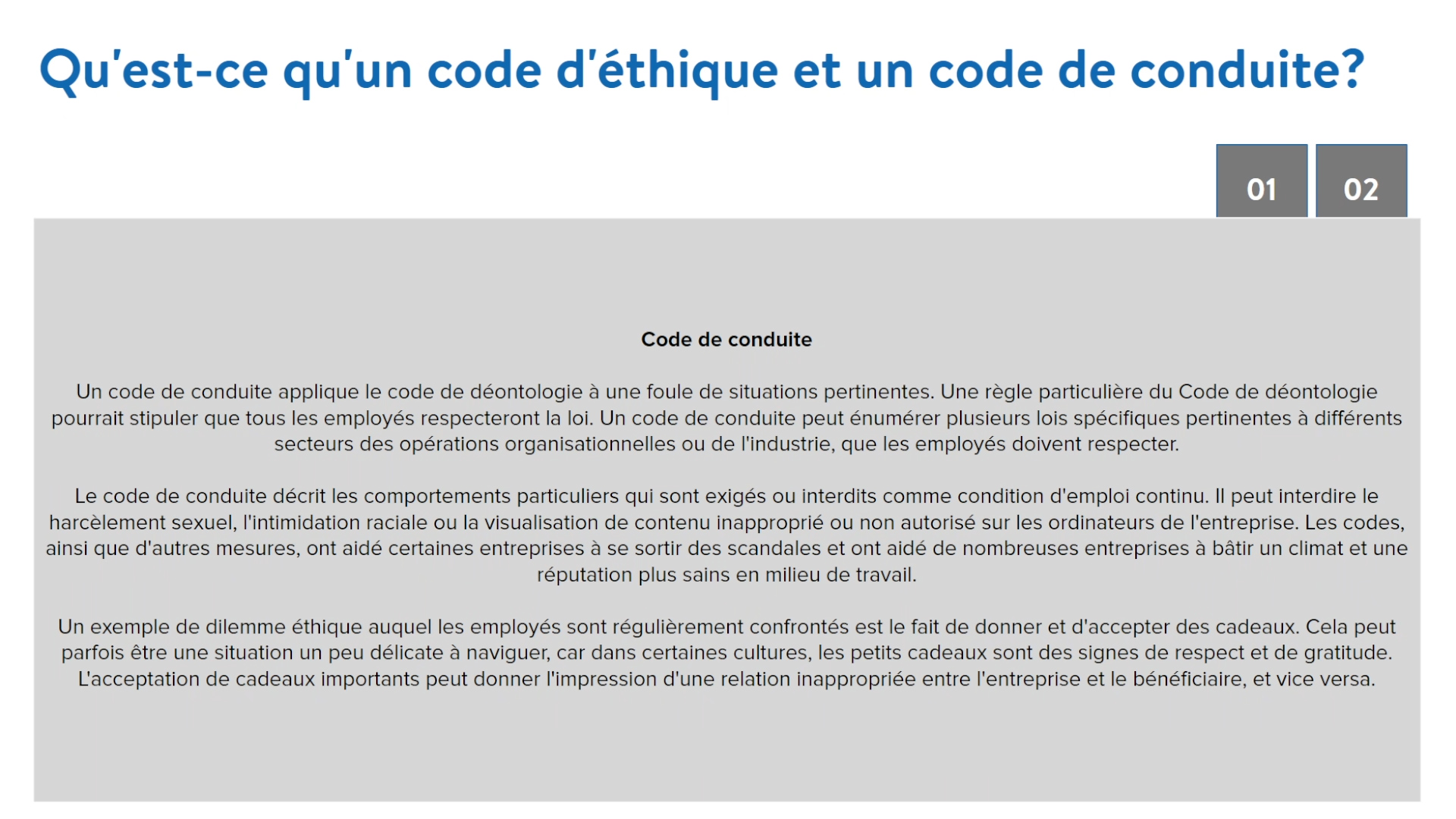 Management: Ethics & Code of Conduct - French - Image 2