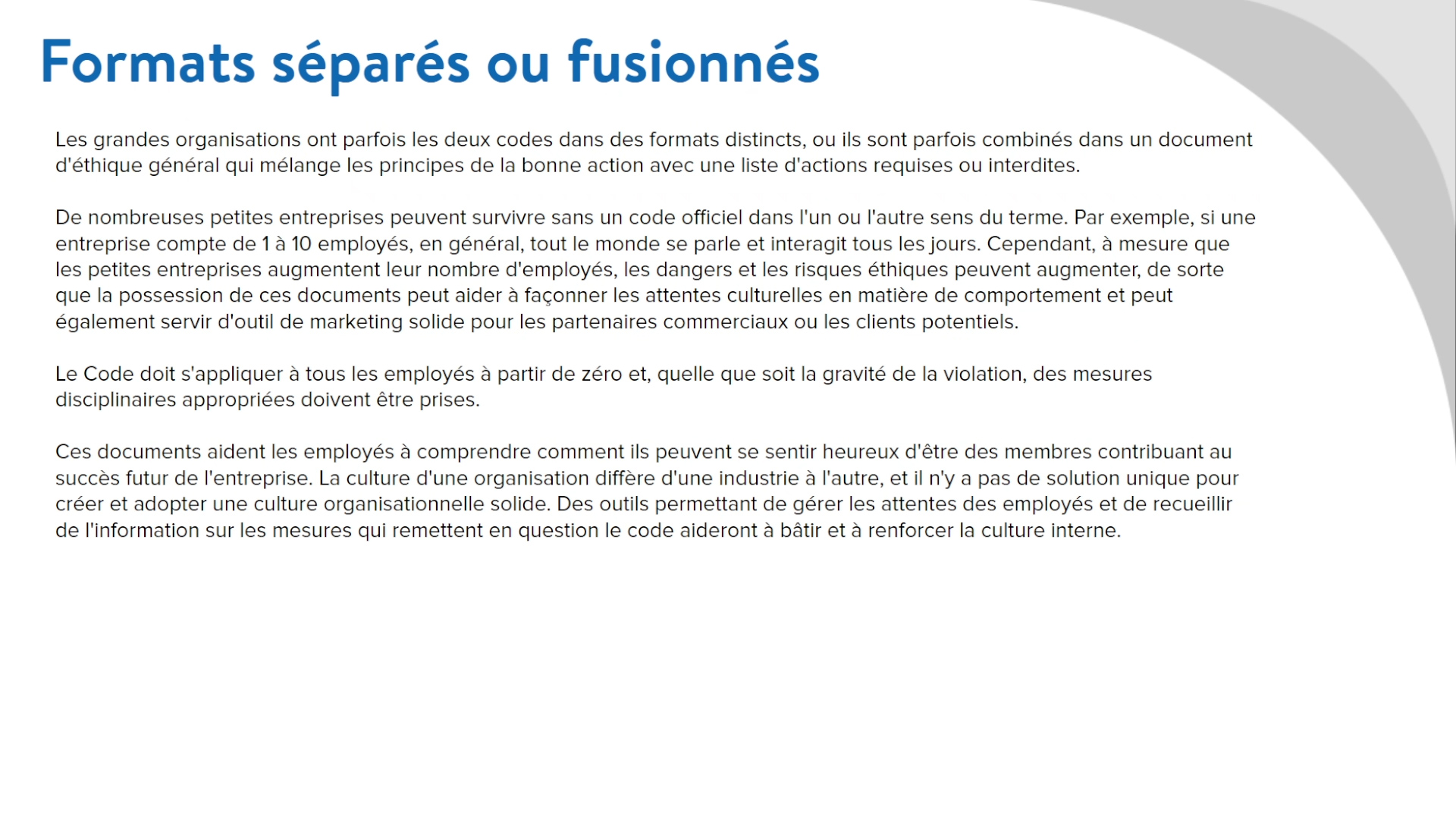 Management: Ethics & Code of Conduct - French - Image 4