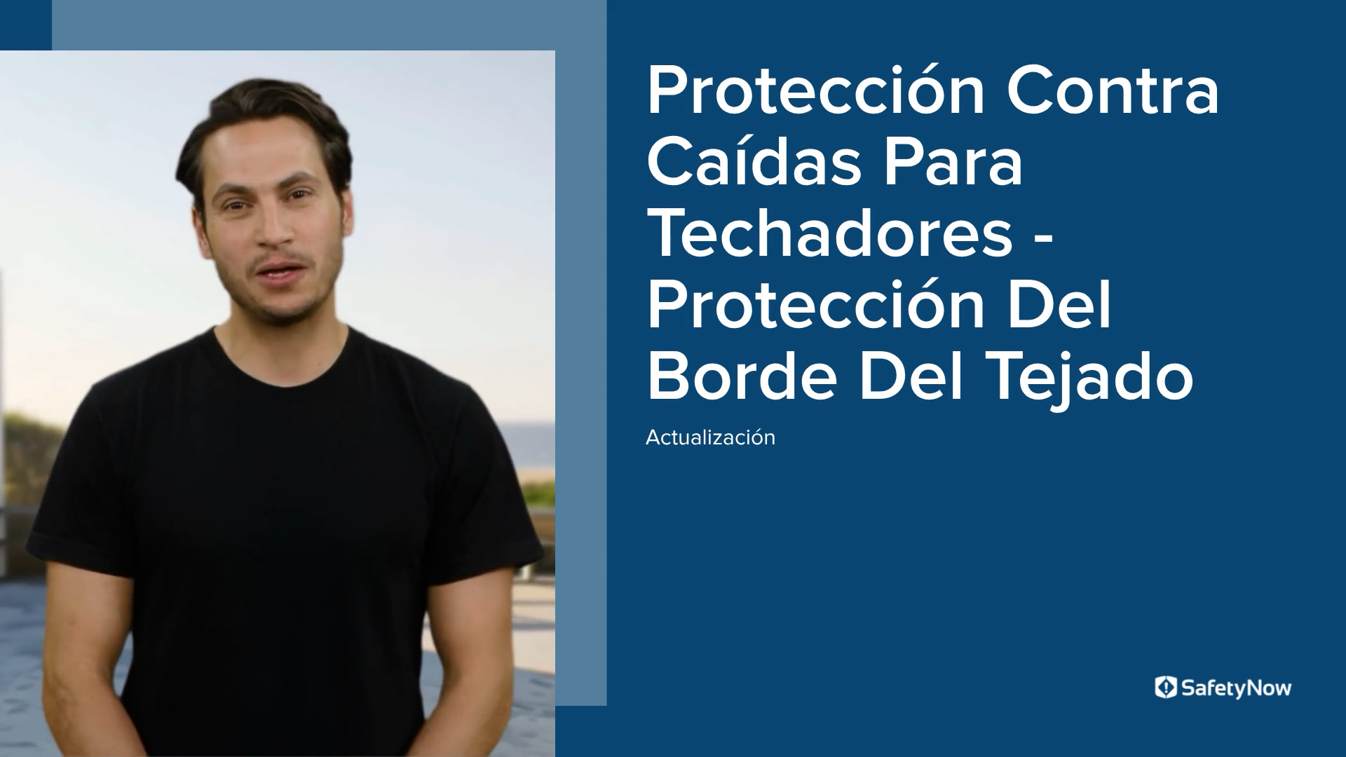 Fall Protection for Roofers – Roof Edge Protection - Refresher - Spanish - Image 2