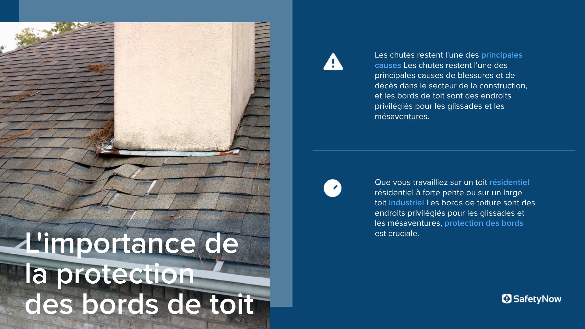 Fall Protection for Roofers – Roof Edge Protection - Refresher - French - Image 2