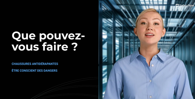 Hazard Refresher - Slips, Trips & Falls - Video (French Version) - Image 3