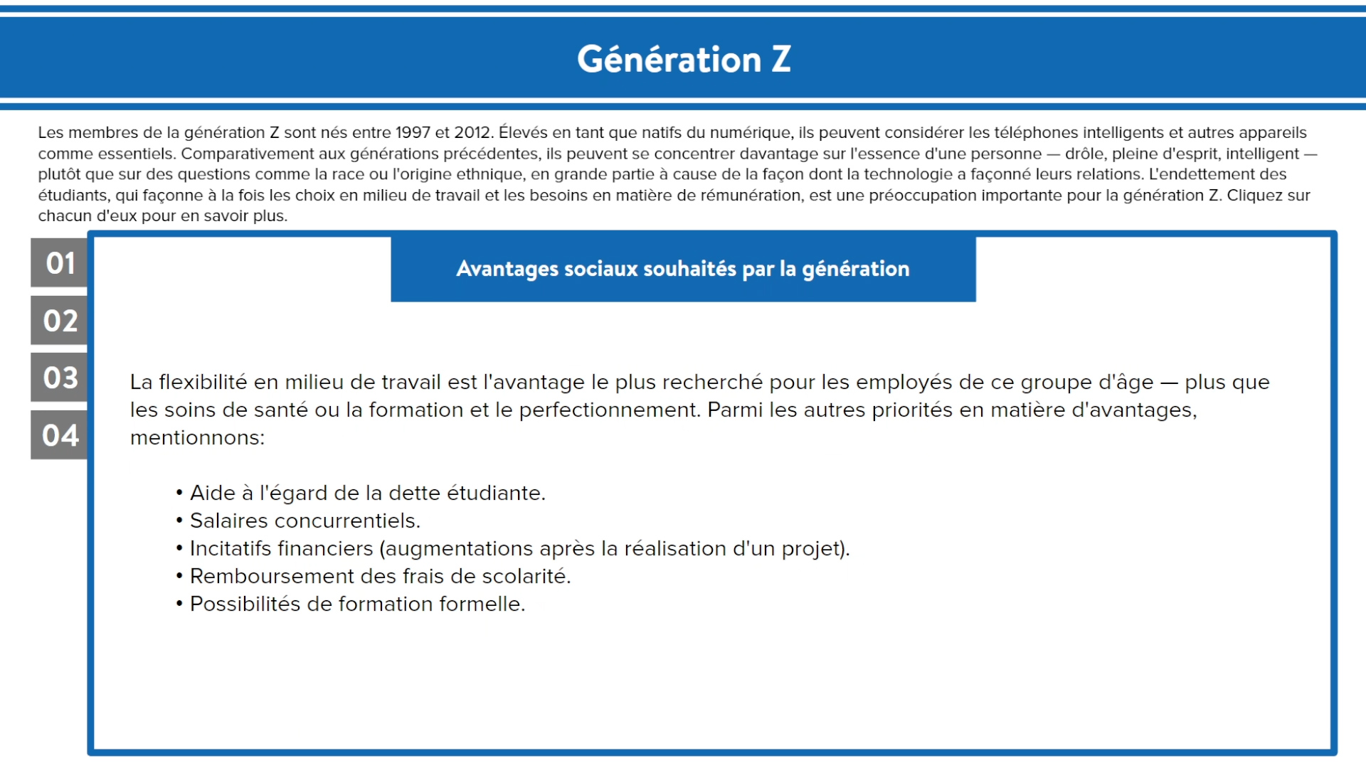 HR - Managing Different Generations in the Workplace FRENCH - Image 2