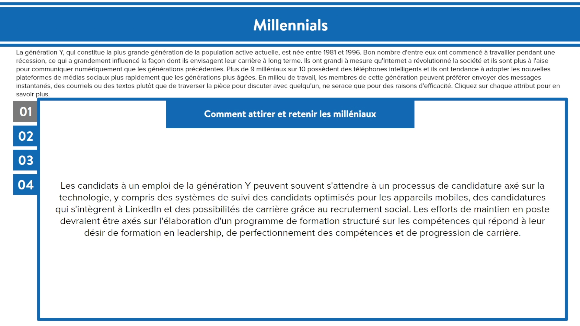HR - Managing Different Generations in the Workplace FRENCH - Image 4