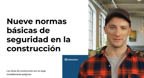Nine Basic Construction Safety Rules – Video (Spanish Version)