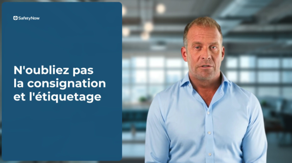 Remember to Lockout Tagout - Video (French Version)