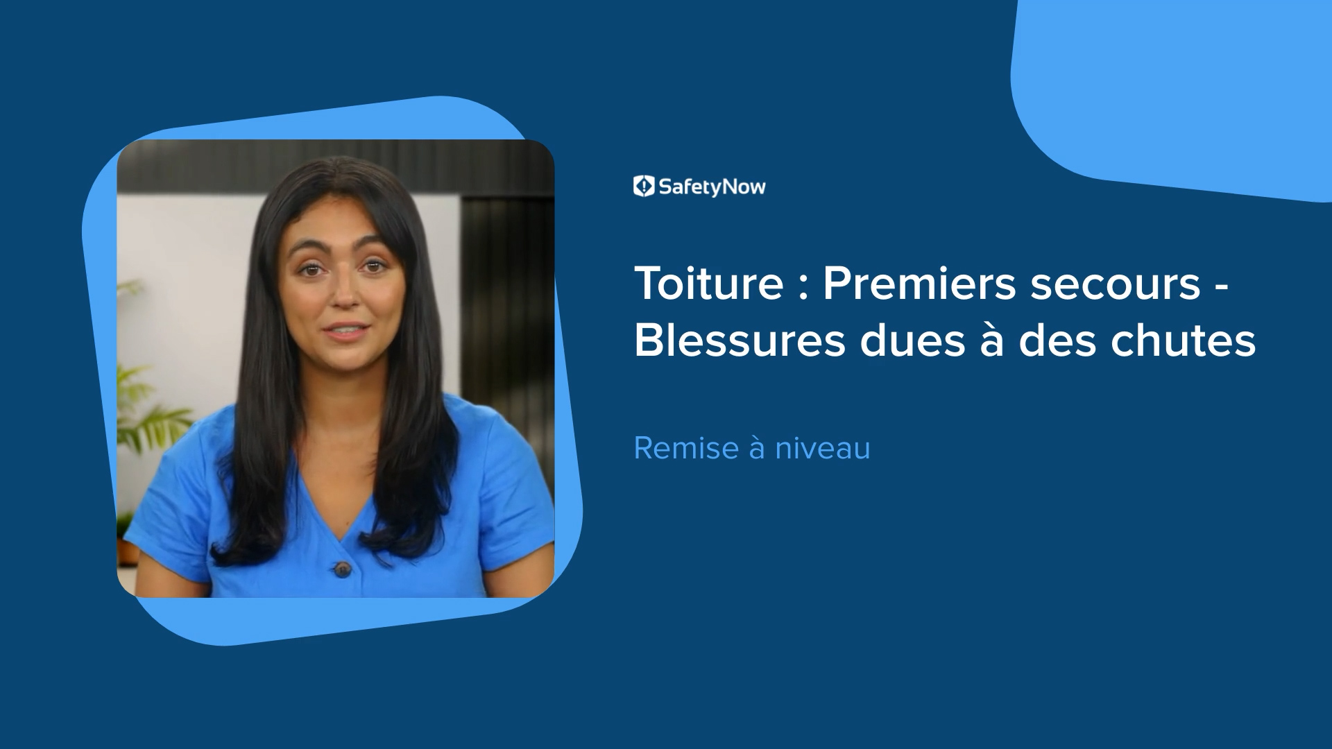 First Aid – Injuries from Falls for Roofers - Refresher - French - Image 2