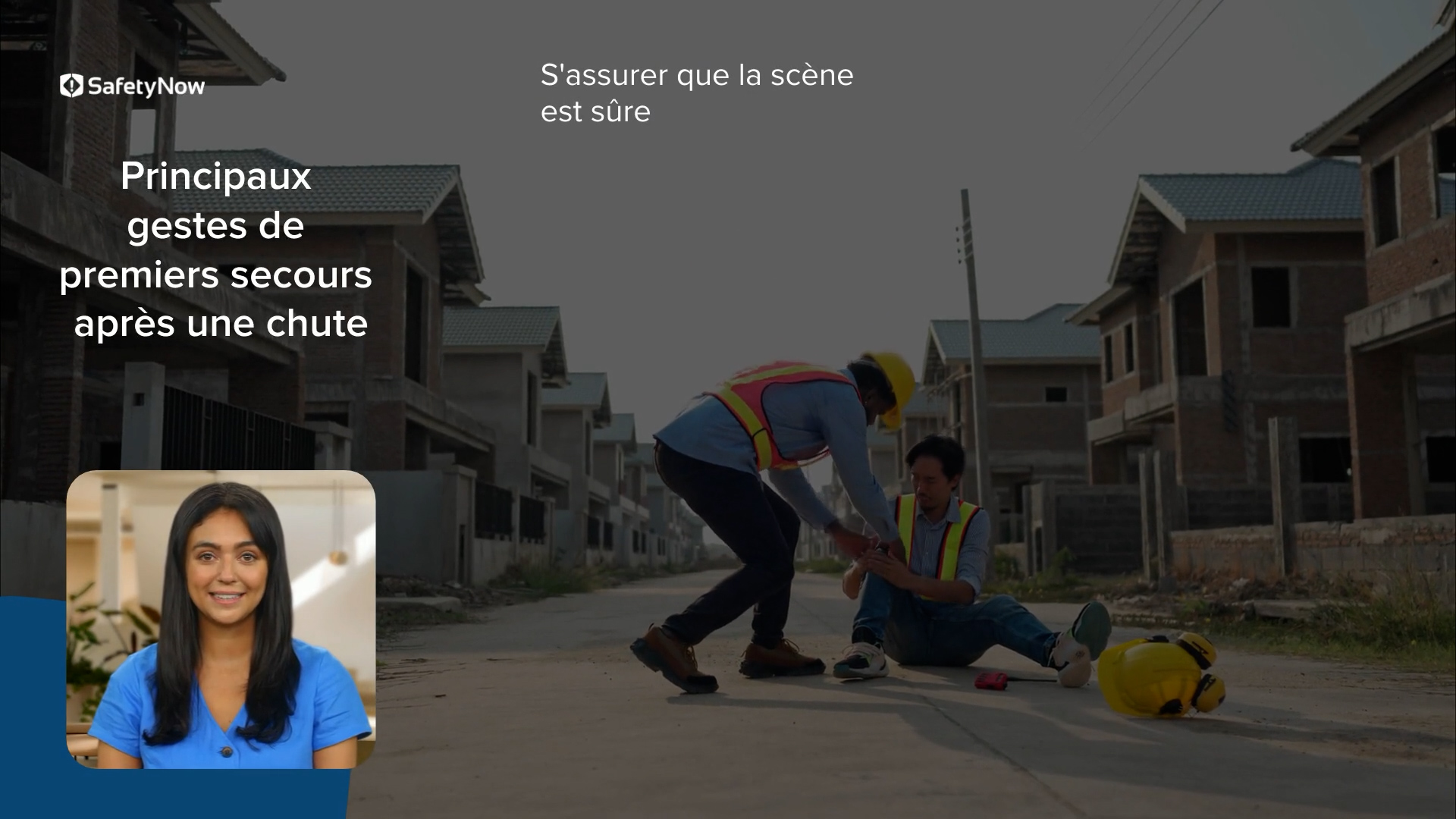First Aid – Injuries from Falls for Roofers - Refresher - French - Image 3