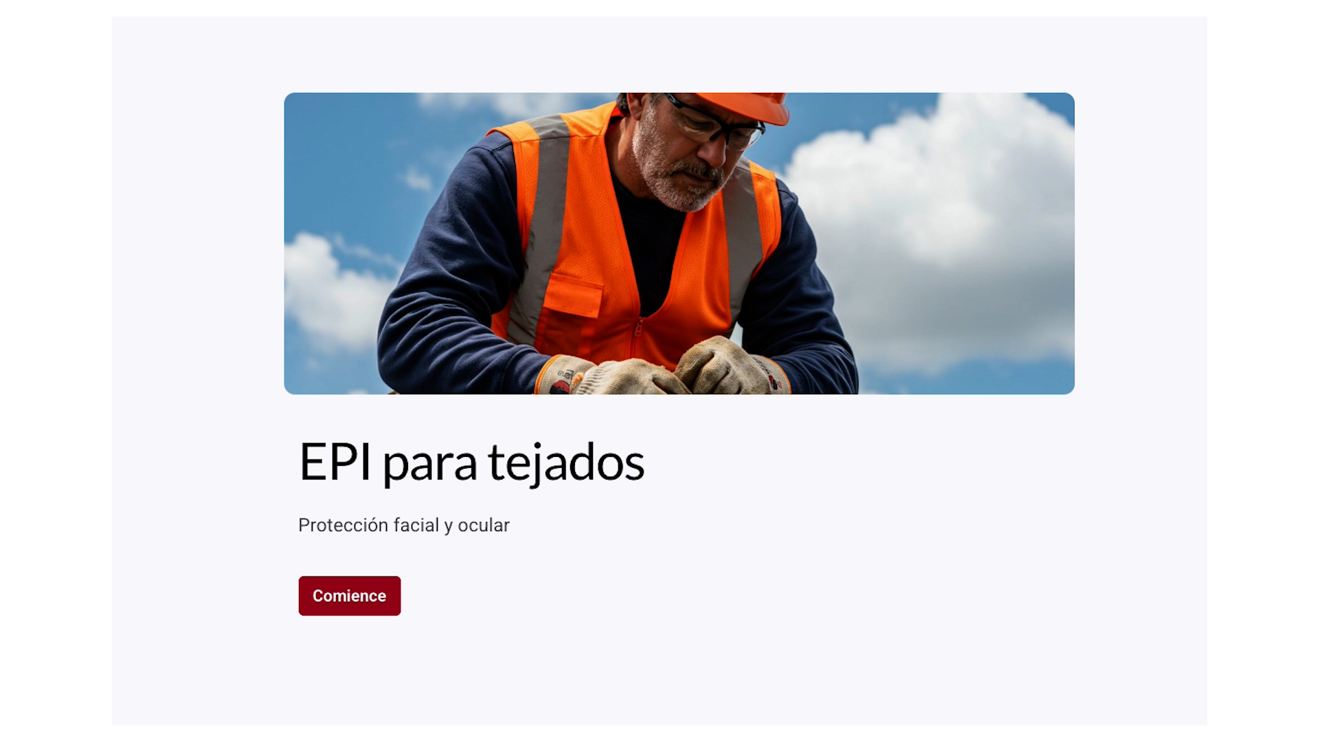 PPE Face and Eye Protection for Roofing - Refresher - Spanish - Image 3