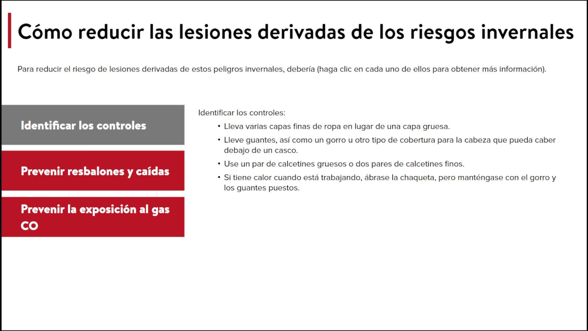 Seasonal Safety - Winter - Spanish - Image 4