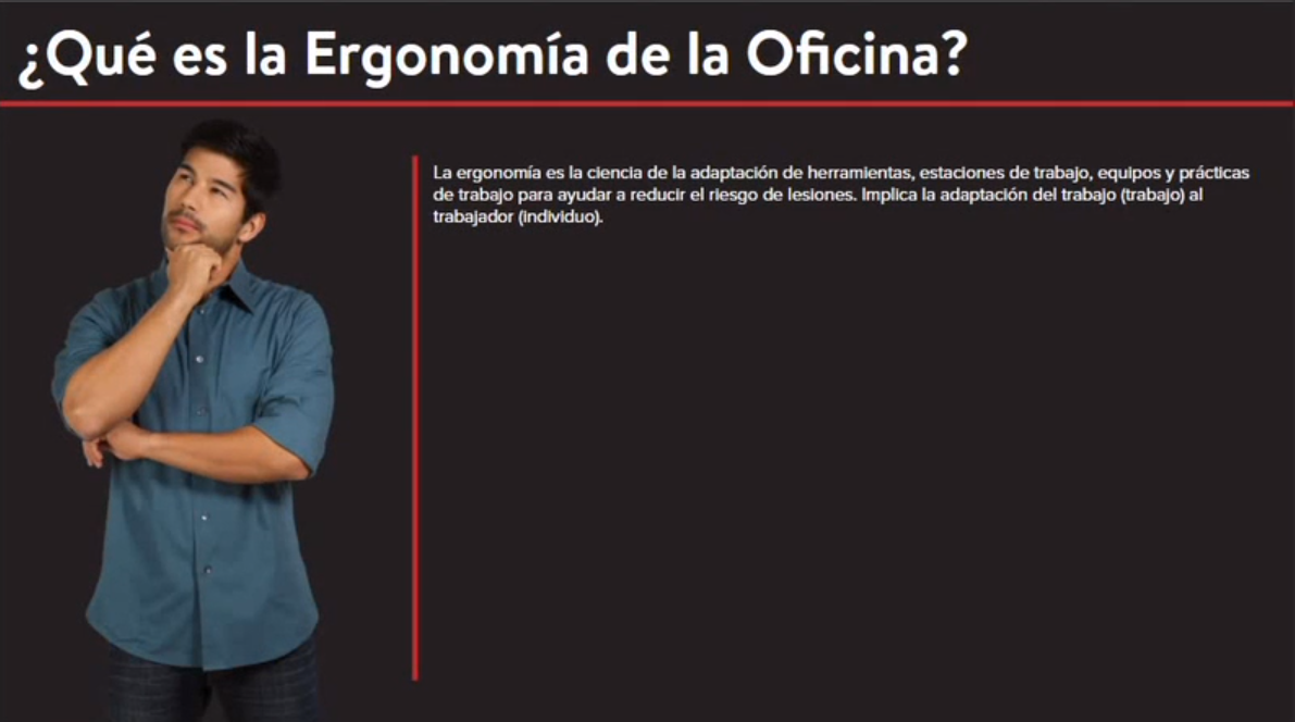 SPANISH: Office Ergonomics - Image 3