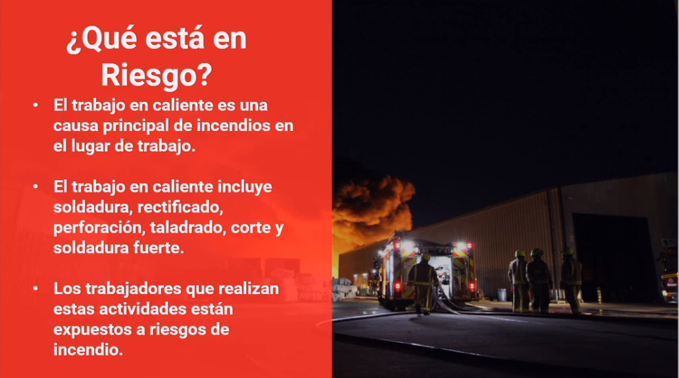 Hot Work Safety - Quick Course (Spanish) - Image 3