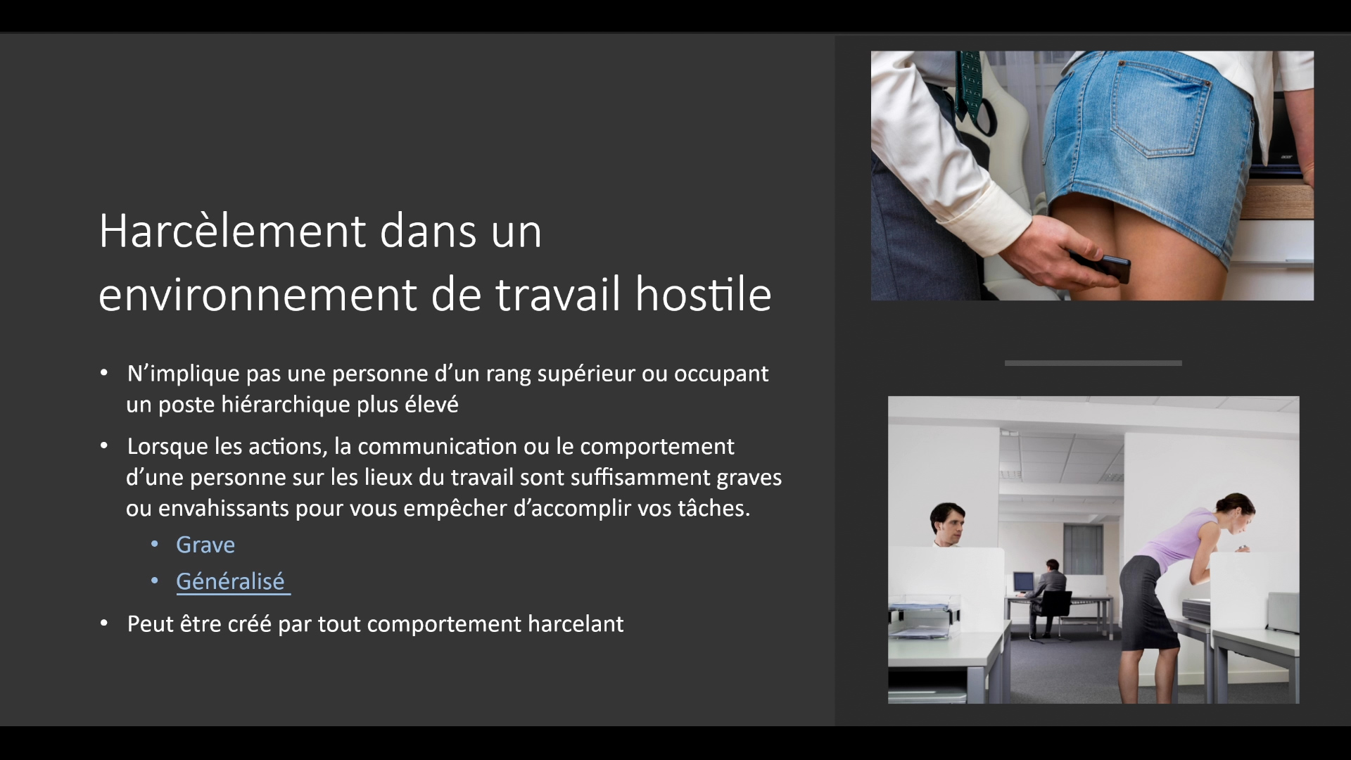 Sexual Harassment Prevention for Managers (French) - Image 4