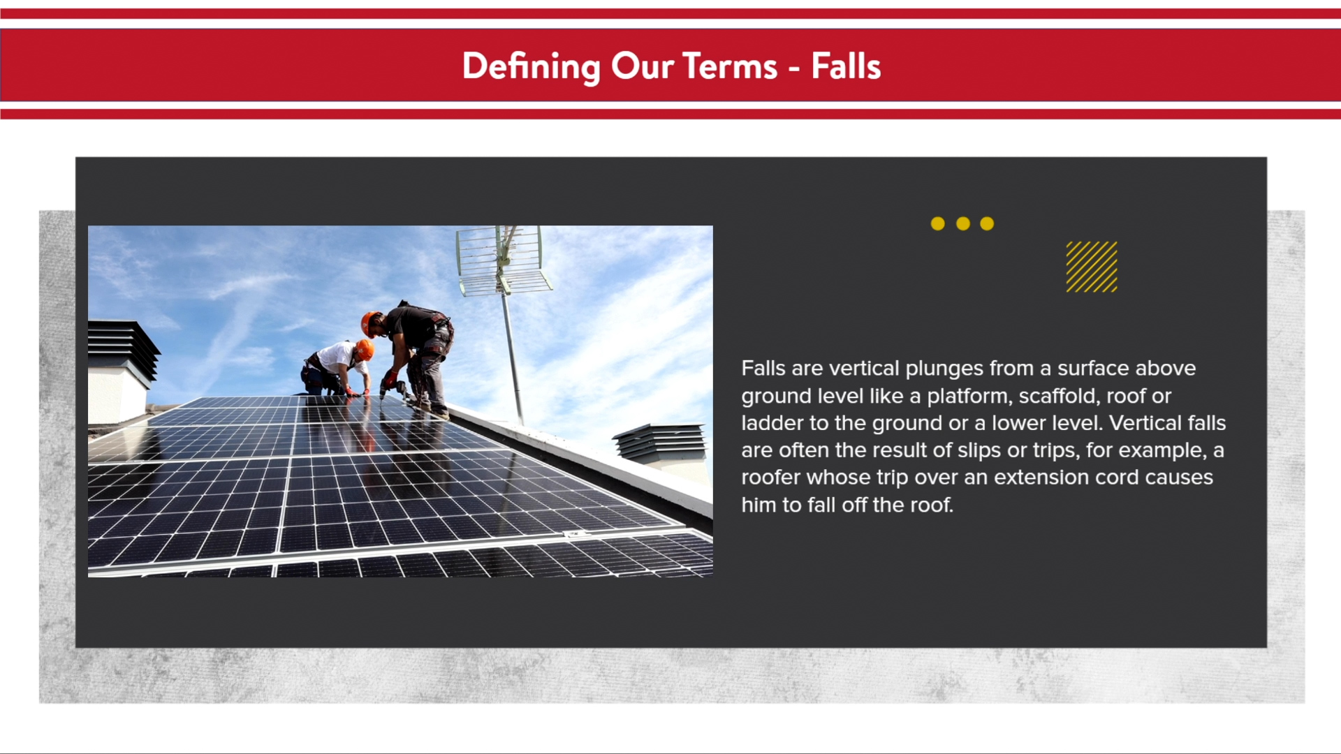 Slips Trips & Falls - Horizontal Fall Protection for Managers and Supervisors - Image 3