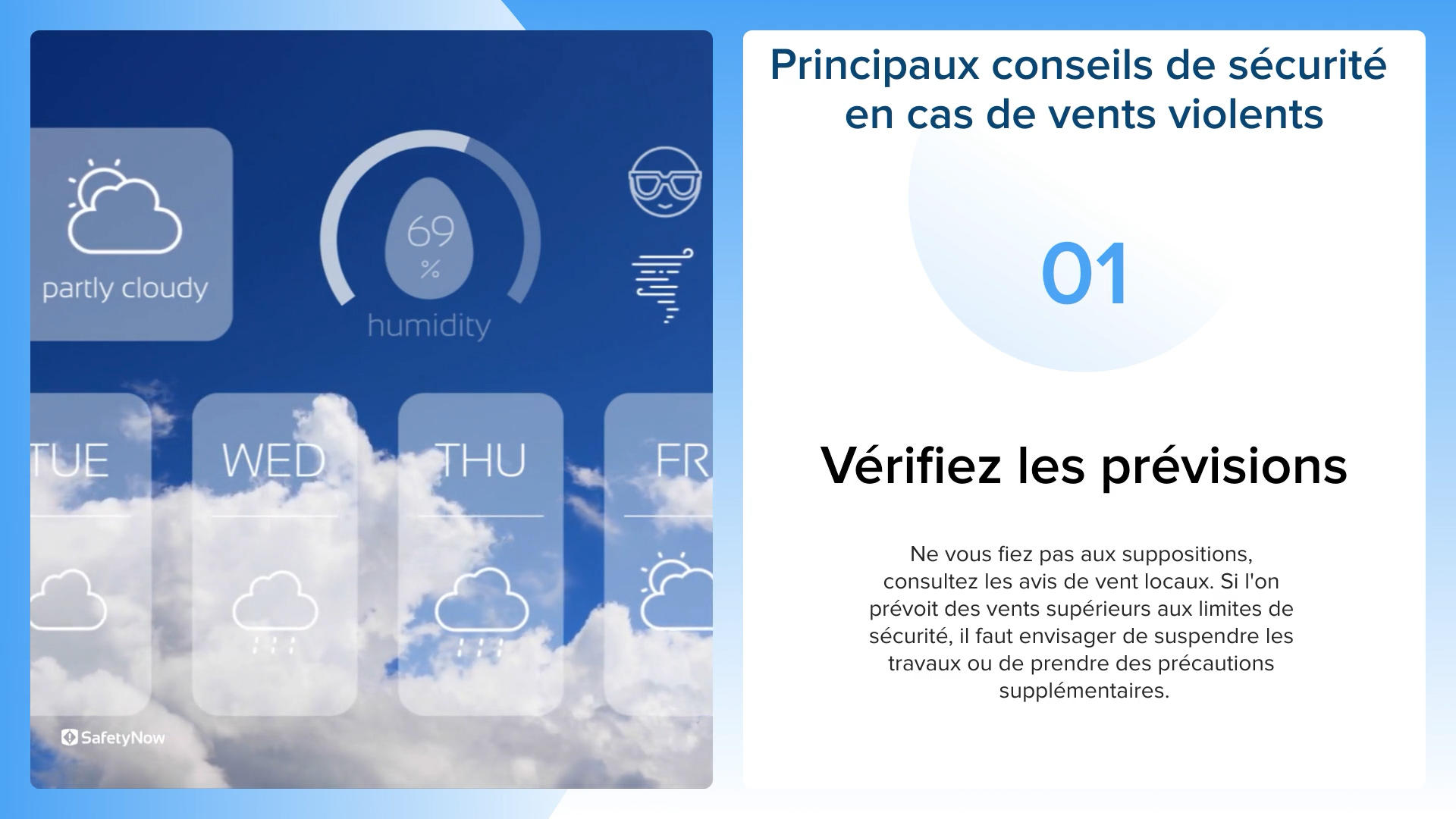 Weather Hazards for Roofers – High Winds - Refresher - French - Image 2