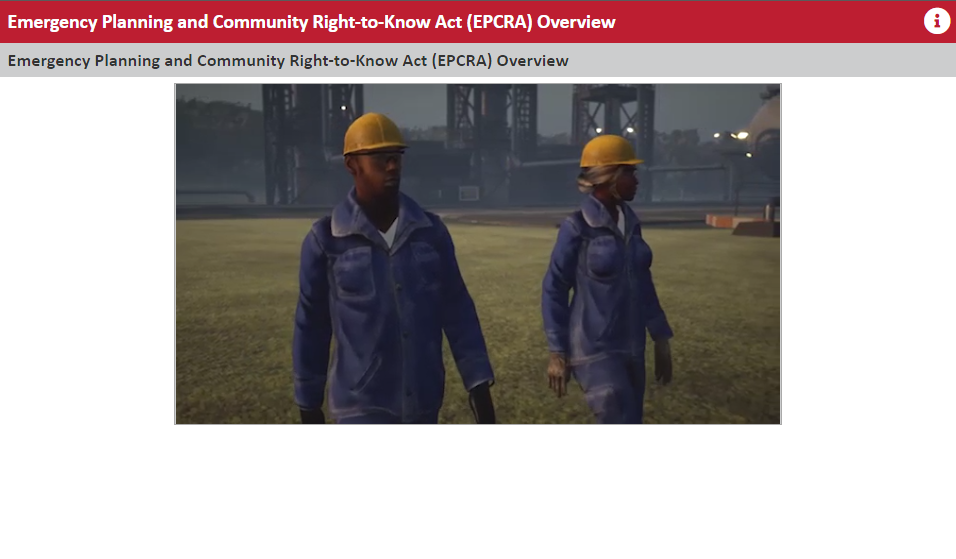 REFRESHER: ENV - Emergency Planning and Community Right to Know Act (EPCRA) Overview - Image 2