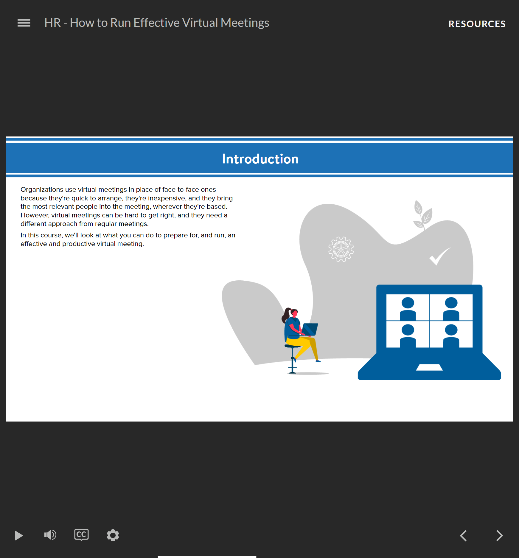 How to Run Effective Virtual Meetings - HR Course - Image 2