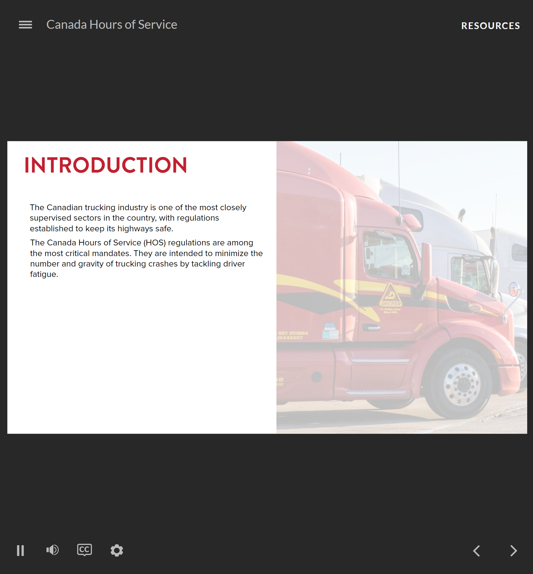 Hours of Service - Canada - Image 2