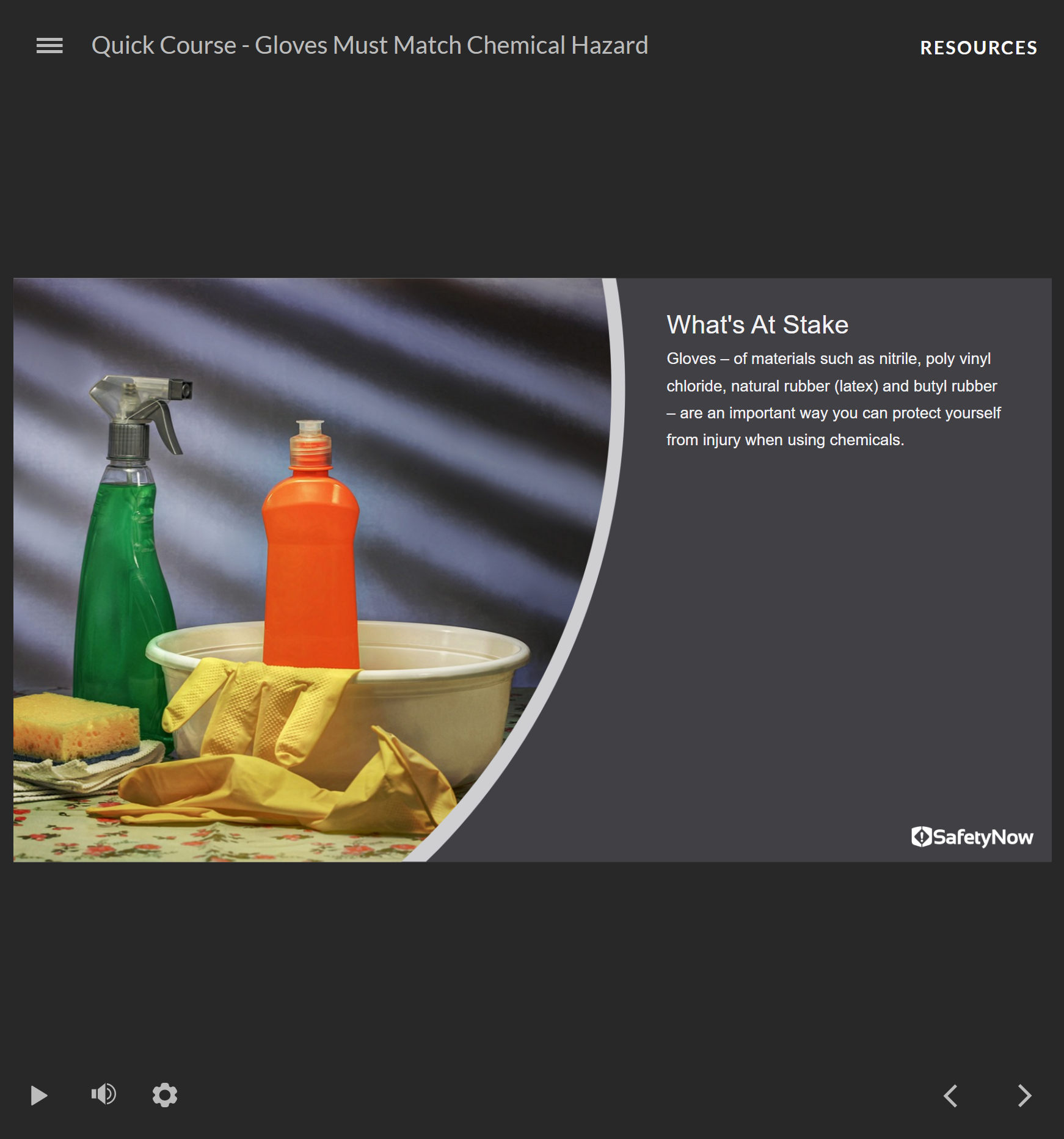 Gloves Must Match Chemical Hazard - Quick Course - Image 2