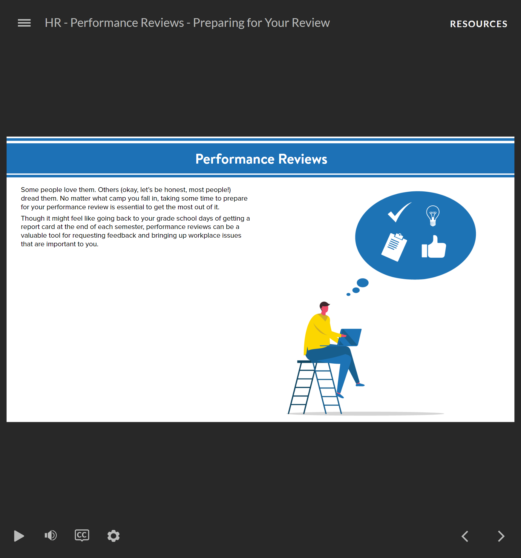 Effective Performance Reviews - Preparing for Your Review - HR Course - Image 2