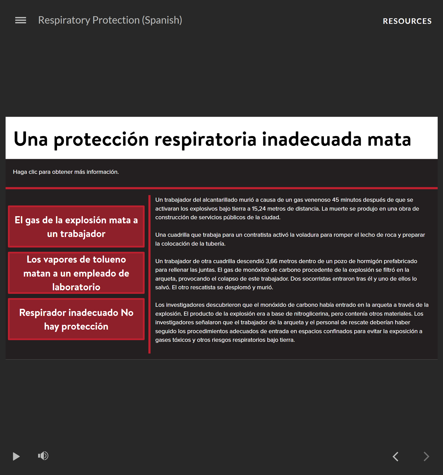 PPE - Personal Protective Equipment: Respiratory Protection - Spanish - Image 3
