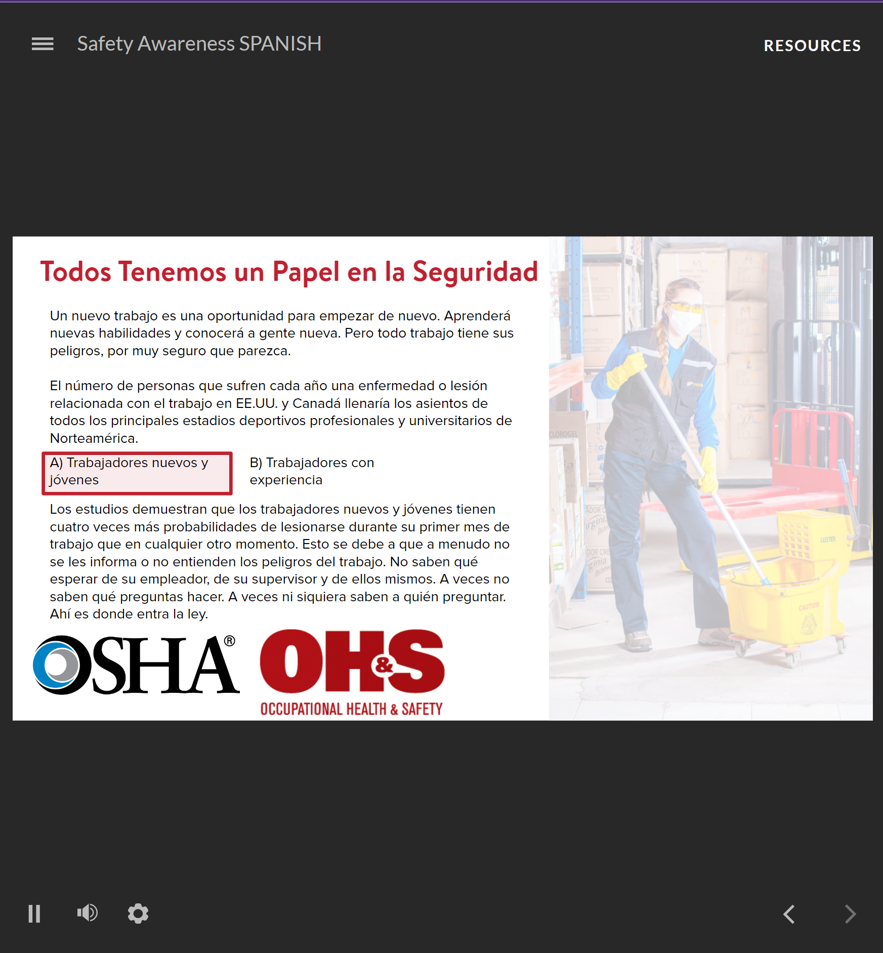 Safety Awareness - Spanish - Image 3
