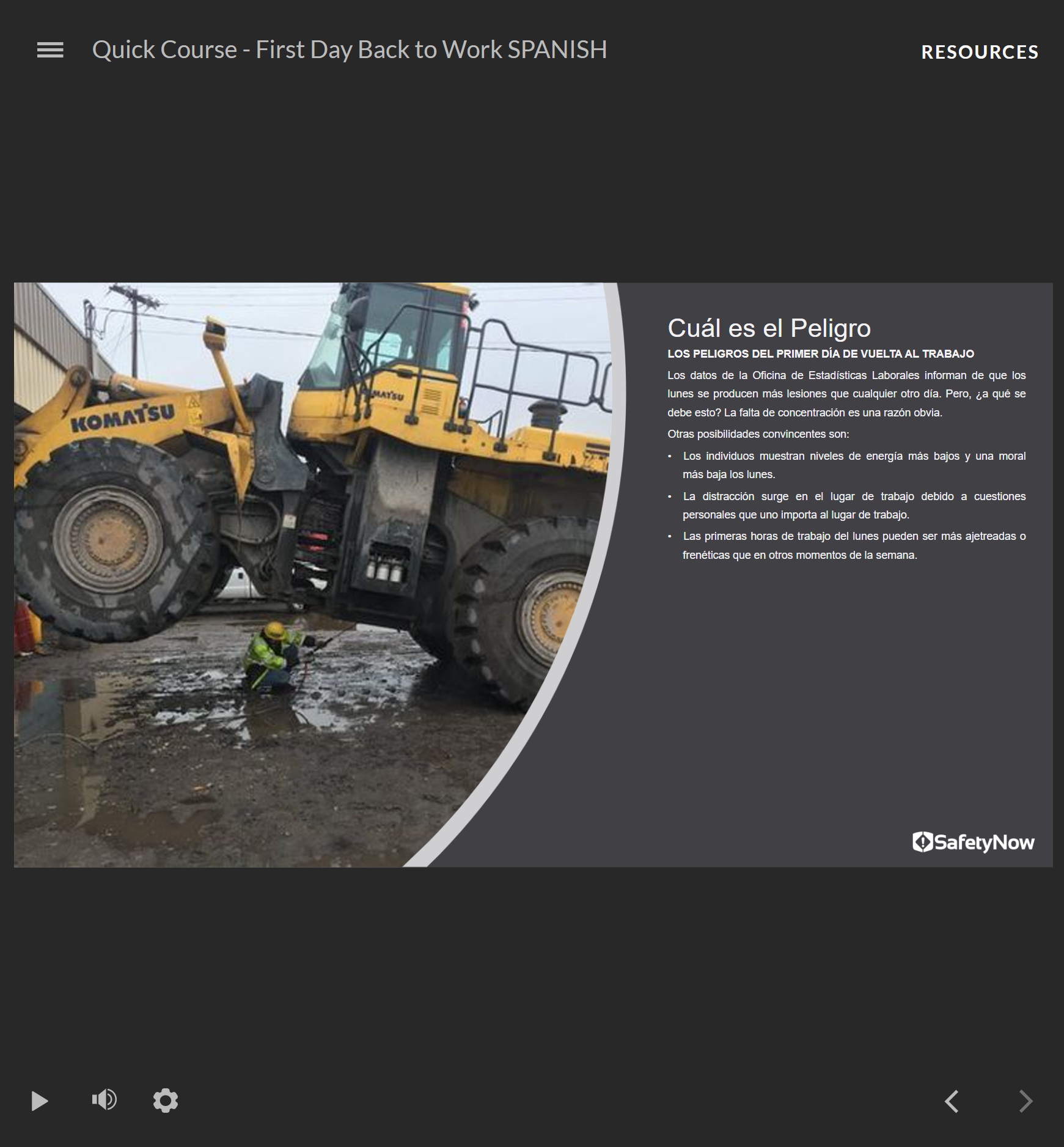 First Day Back to Work - Quick Course (Spanish) - Image 3
