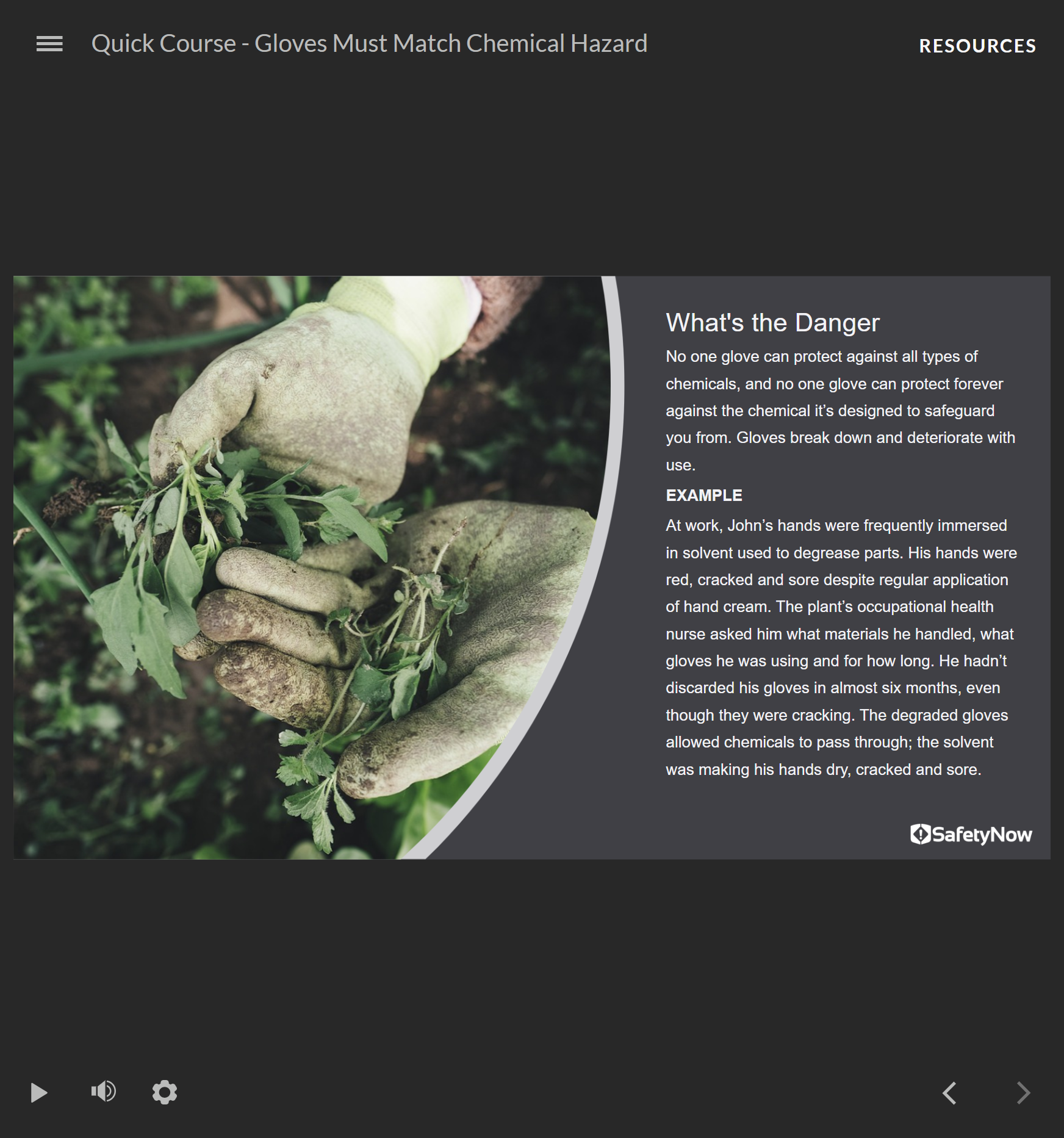 Gloves Must Match Chemical Hazard - Quick Course - Image 3