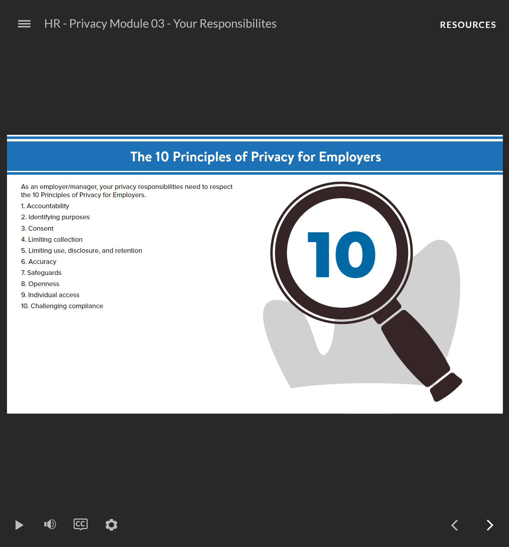 Privacy Part 03 - Your Responsibilities HR Course - Image 3