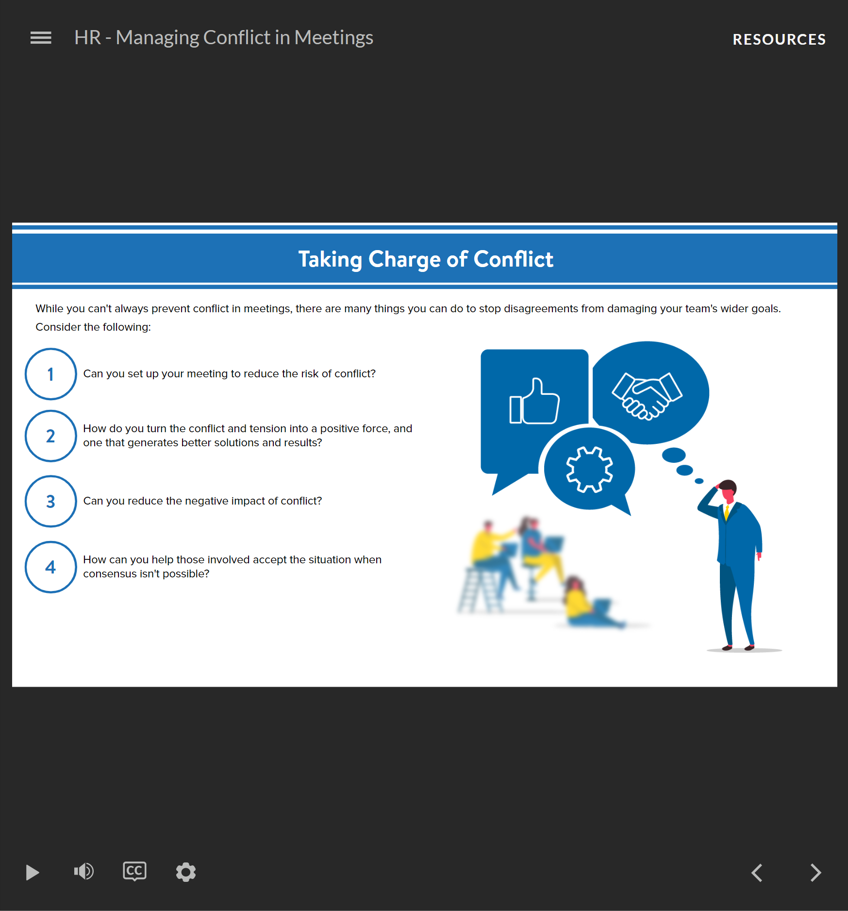 Managing Conflict in Meetings - HR Course - Image 3