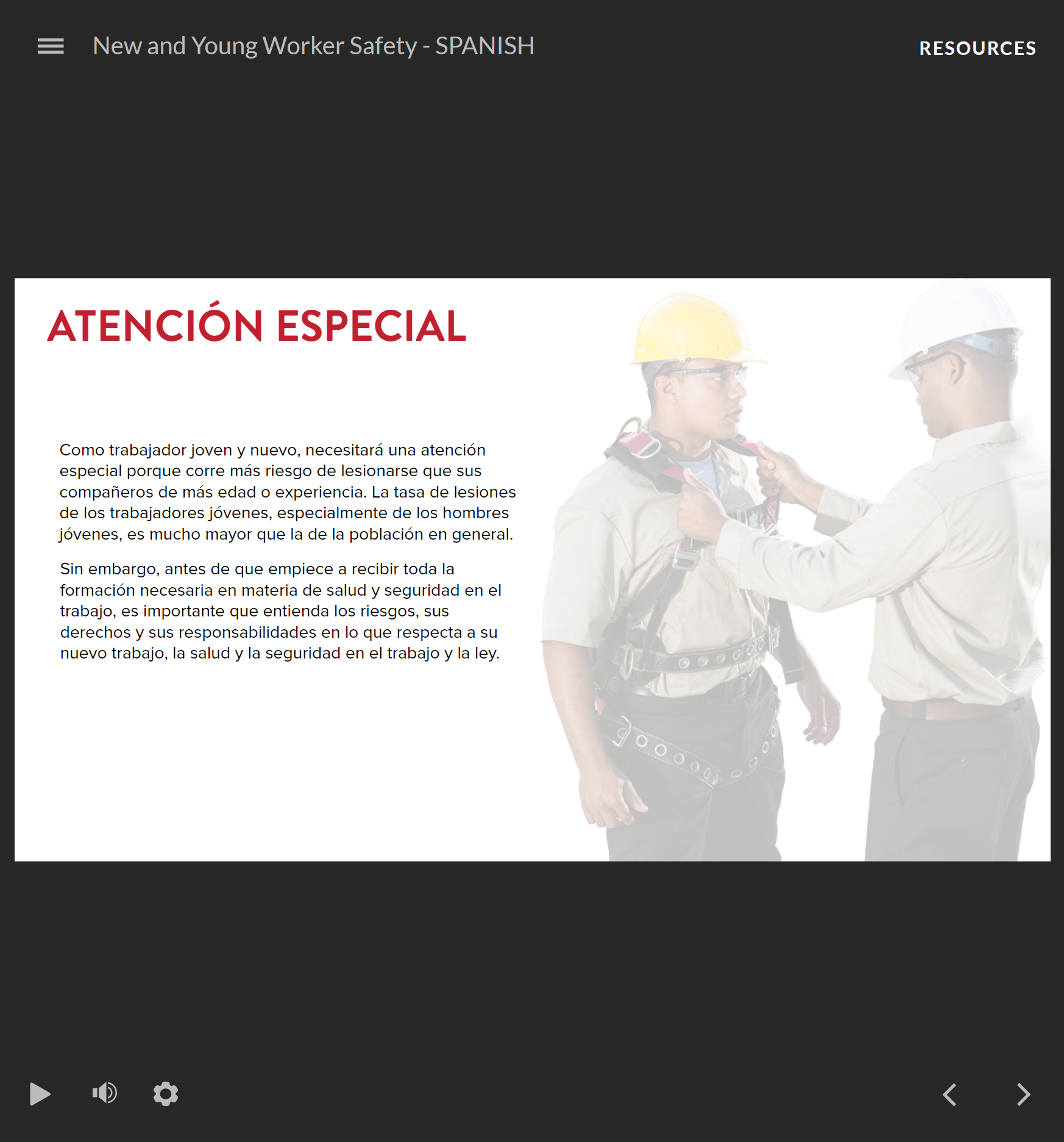 New and Young Worker Safety - Spanish - Image 3