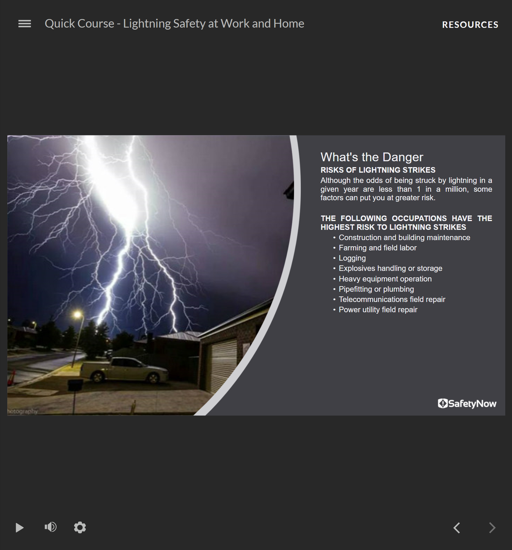 Lightning Safety at Work and Home - Quick Course - Image 2