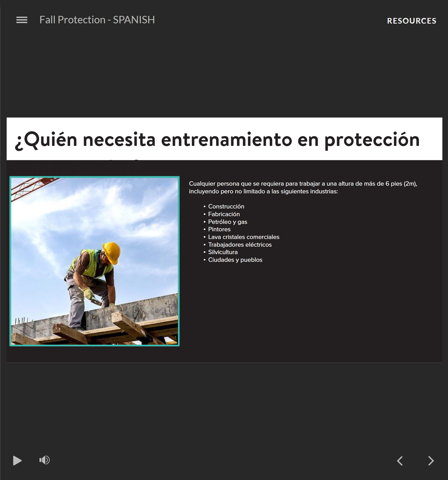 Fall Protection - Spanish - Image 3
