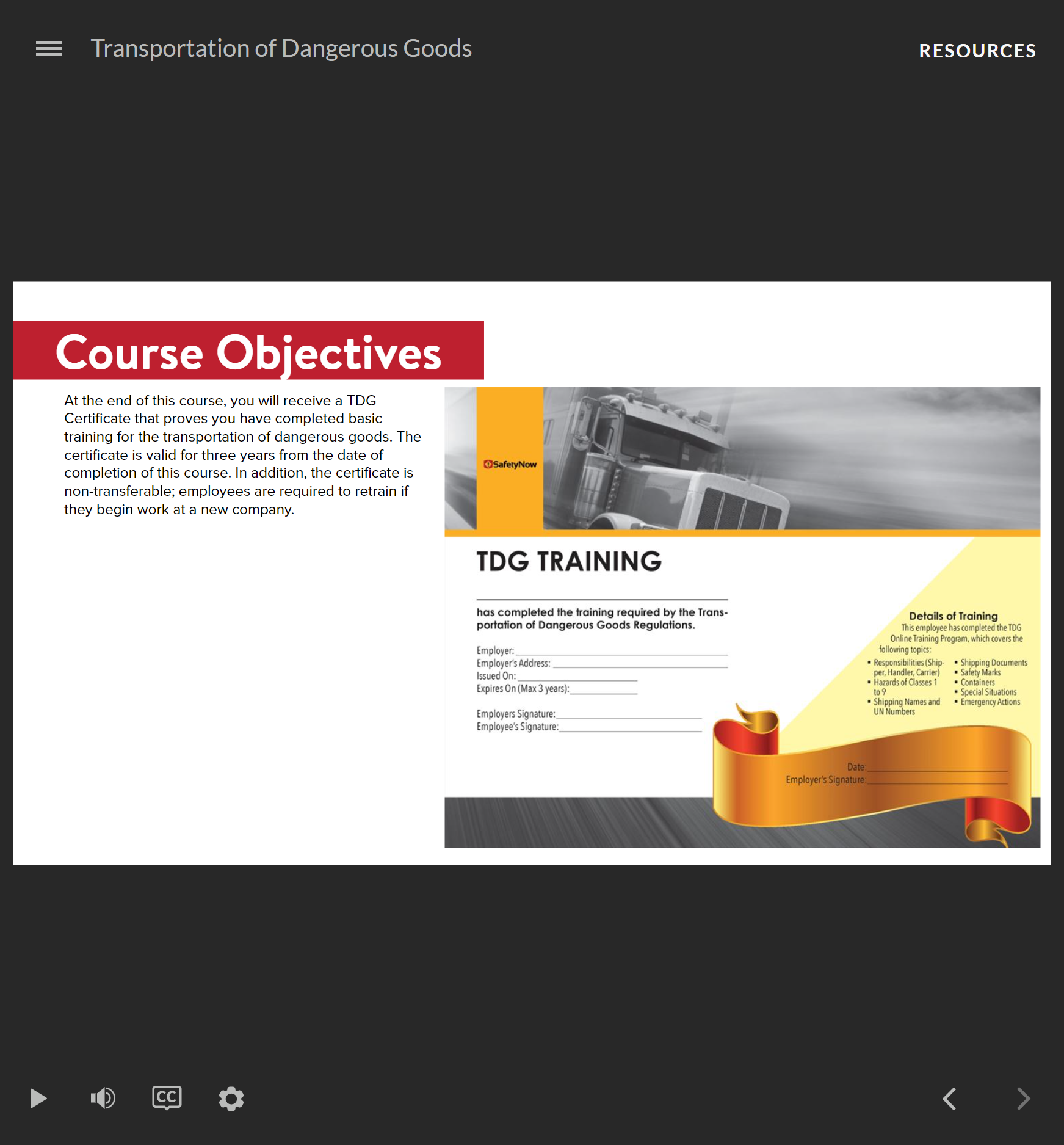 SPECIALTY: Transportation of Dangerous Goods (TDG) - Image 3