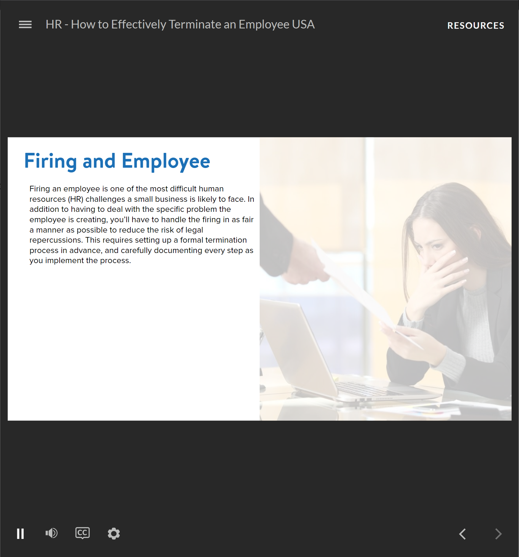 How to Effectively Terminate an Employee - USA - HR Course - Image 4