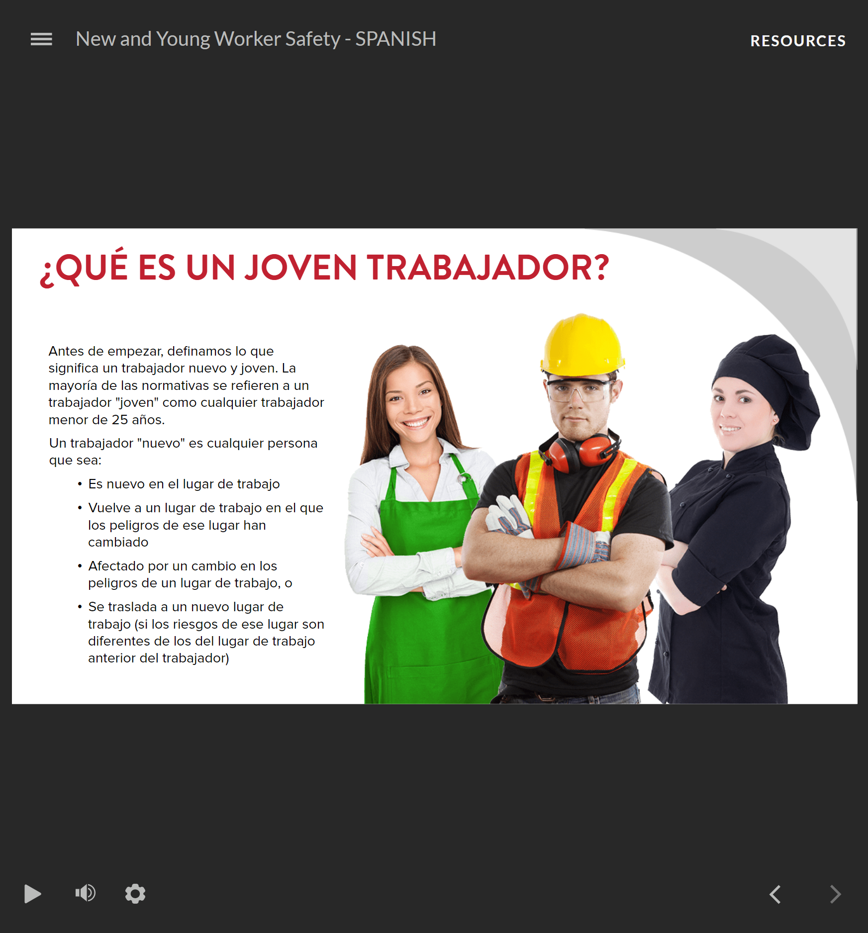 New and Young Worker Safety - Spanish - Image 4