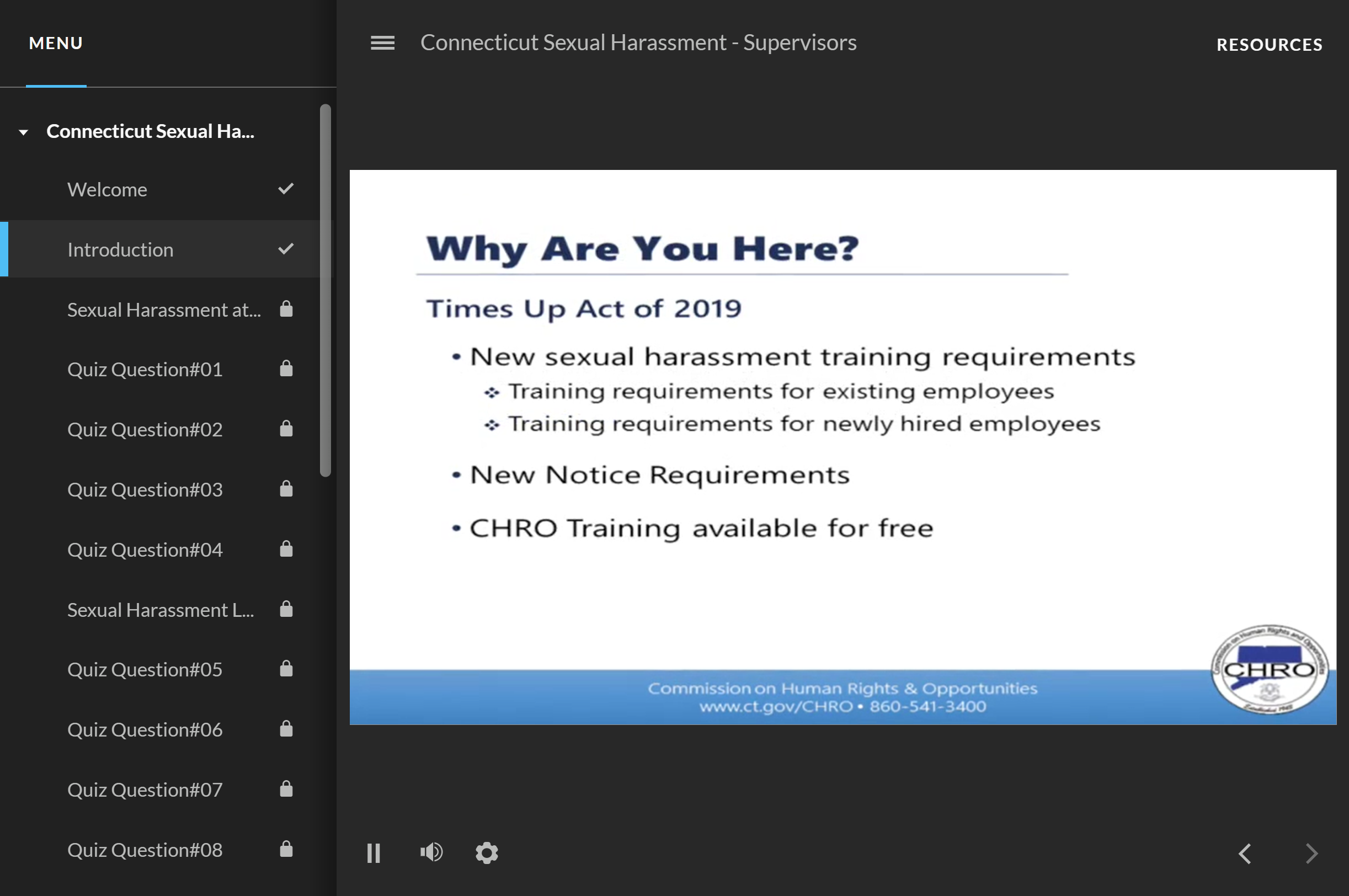 Connecticut Sexual Harassment for Supervisors and Employees - 2 hour CHRO - Image 4