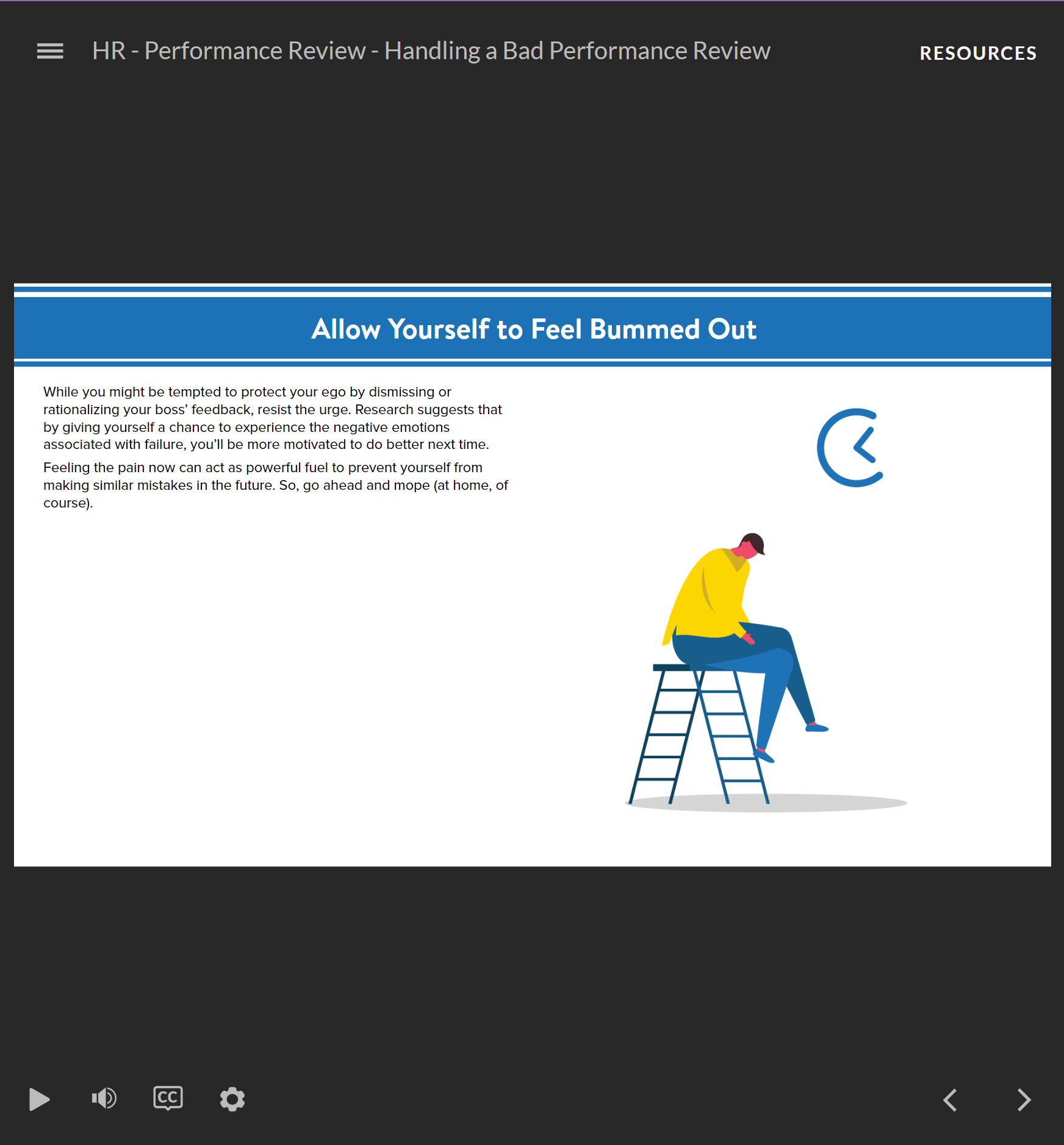 Performance Review - Handling a Bad Performance Review - HR Course - Image 4