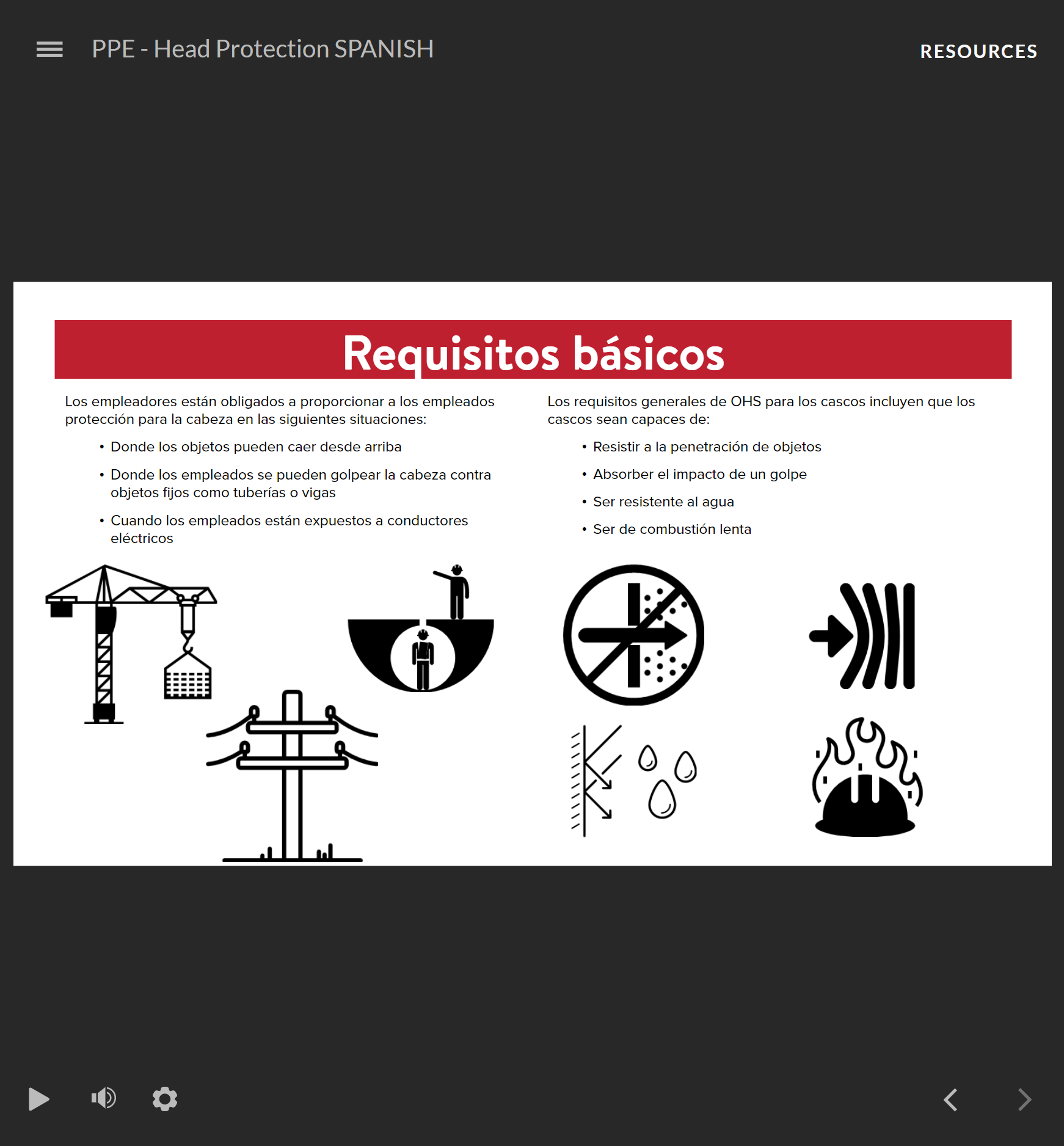SPANISH: PPE - Personal Protective Equipment: Head Protection - Image 4