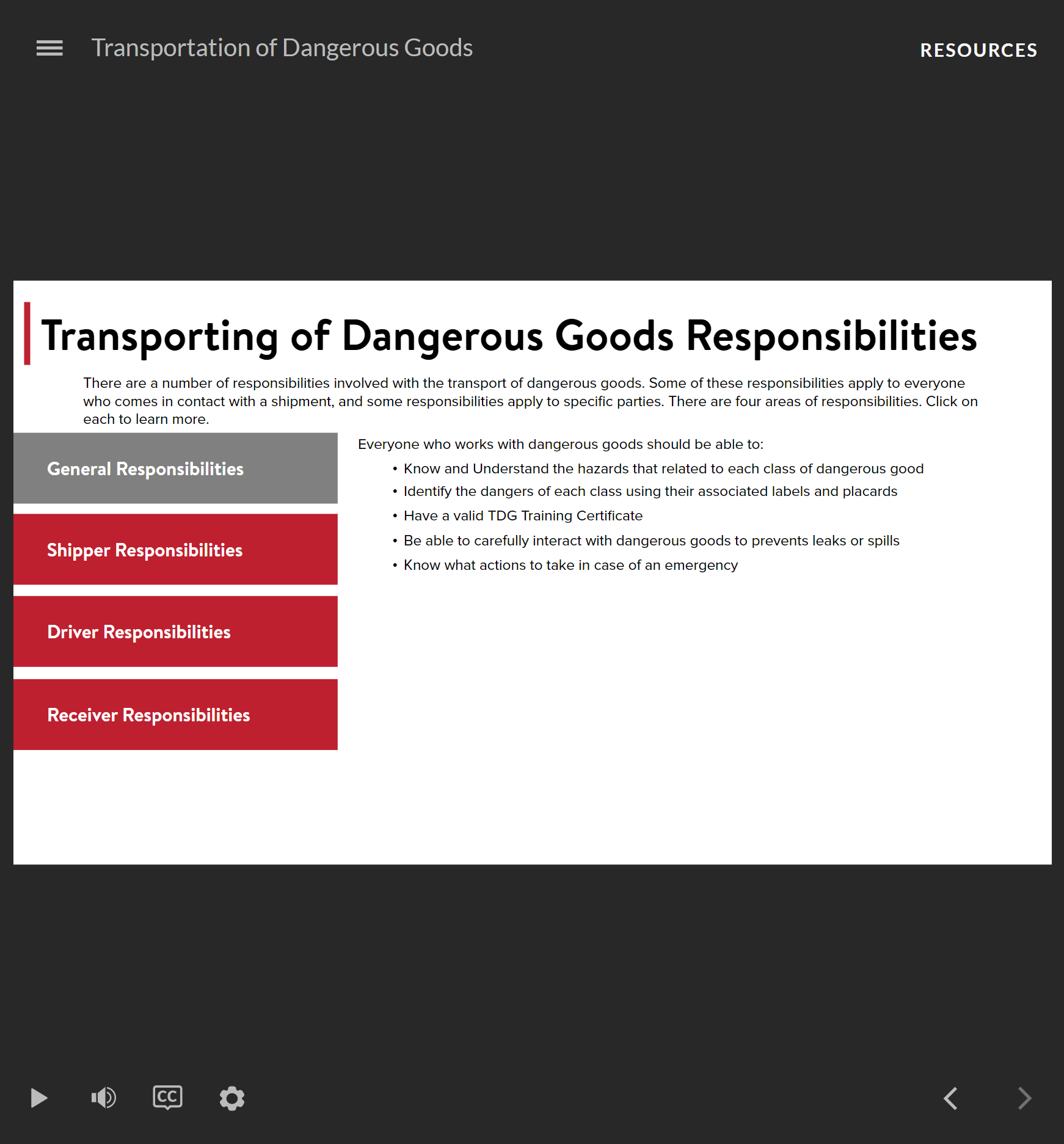 SPECIALTY: Transportation of Dangerous Goods (TDG) - Image 4