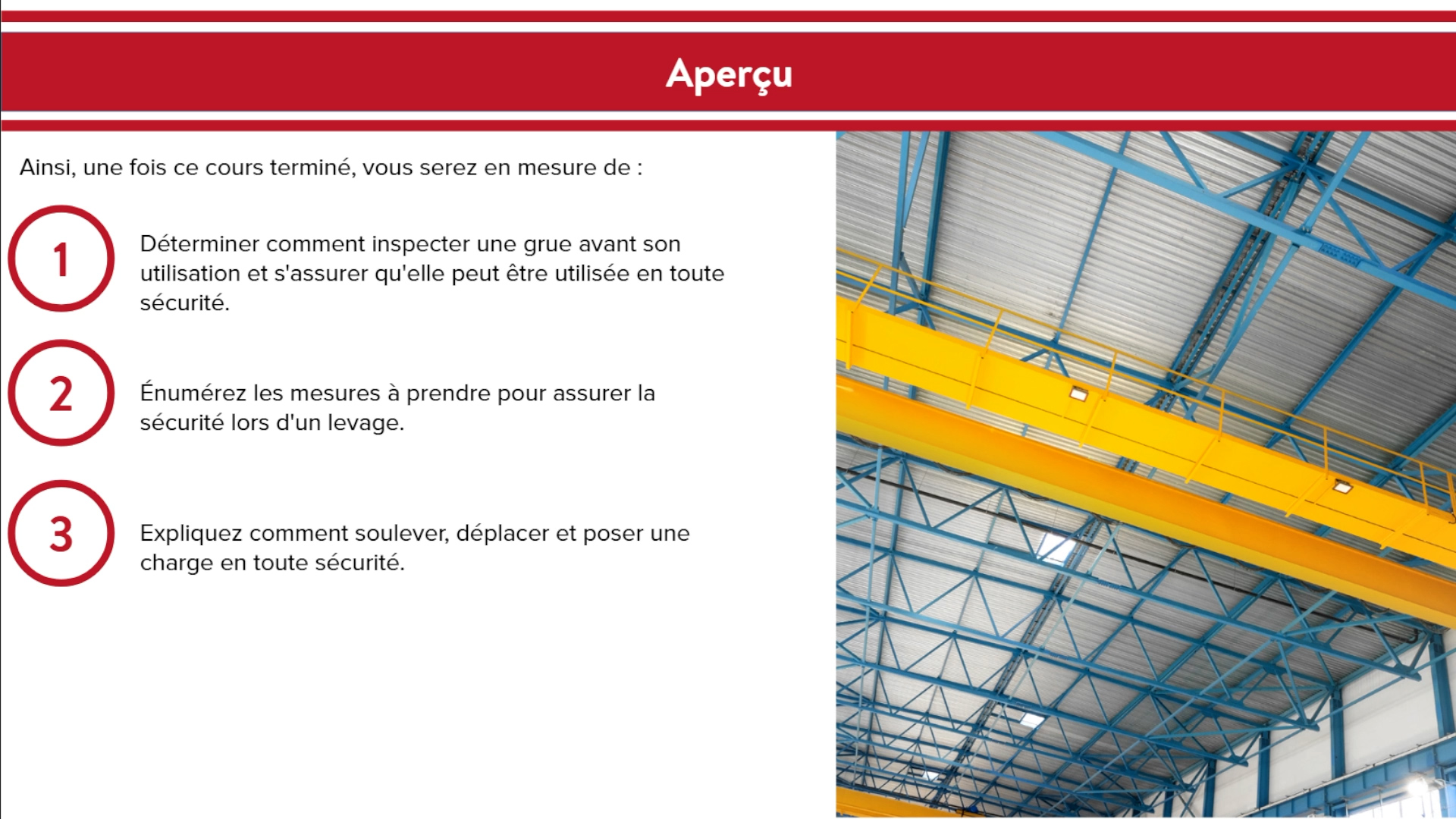 Overhead Gantry Crane Safety - French - Image 2