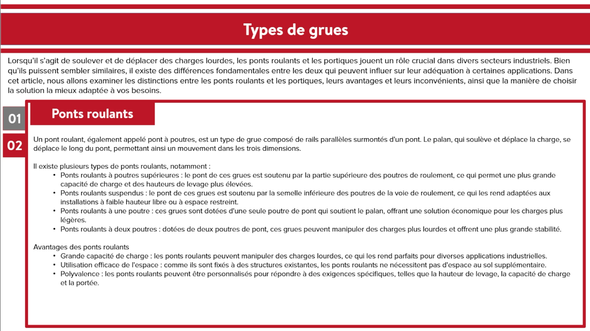 Overhead Gantry Crane Safety - French - Image 4