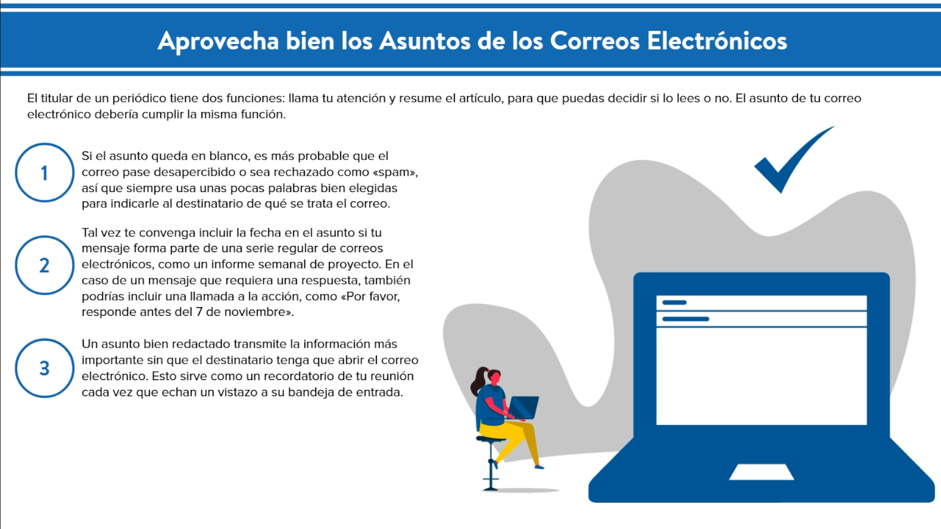 Communication - Writing Effective Emails - Spanish - Image 3